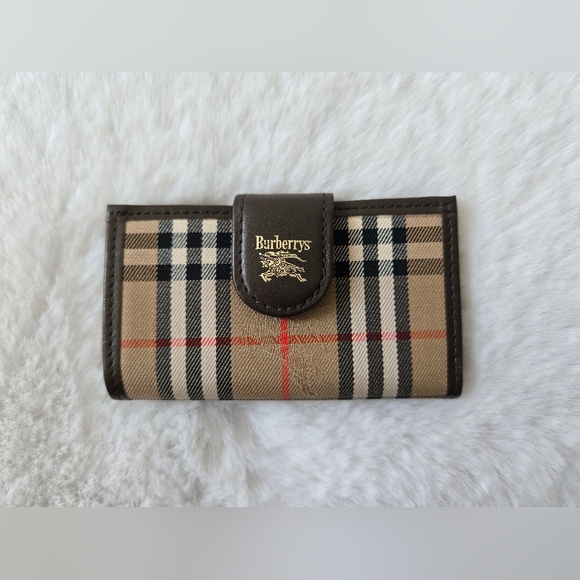 Burberry Tan and Brown Checkered Key Case - Picture 13 of 14